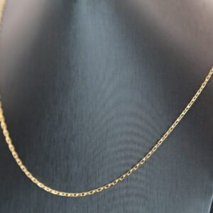 Cadena limada de oro 18k 50 cmts 4.18 gramos