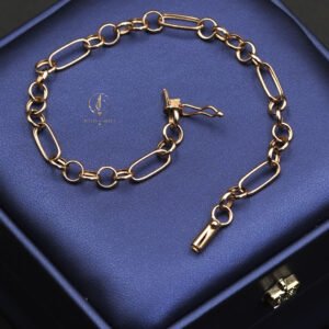 Pulsera rolo liso oro 18k 4.97 gramos 20 centimetros