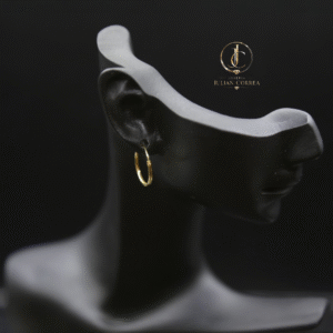 aros argolla #2 oro amarillo 18k garantizados
