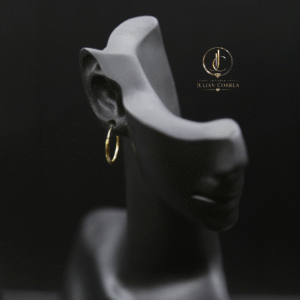 aros argolla #1 oro amarillo 18k garantizados