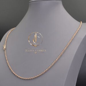 Cadena tourbillon oro 18k 50 cmts 11.72 gramos
